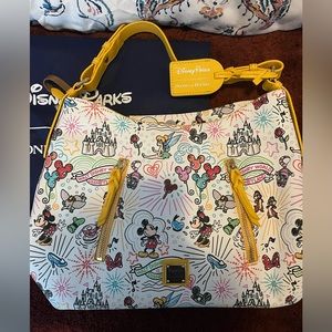 *ULTIMATE PLACEMENT* 10th Anniversary Dooney & Bourke Disney Sketchbook Hobo Bag